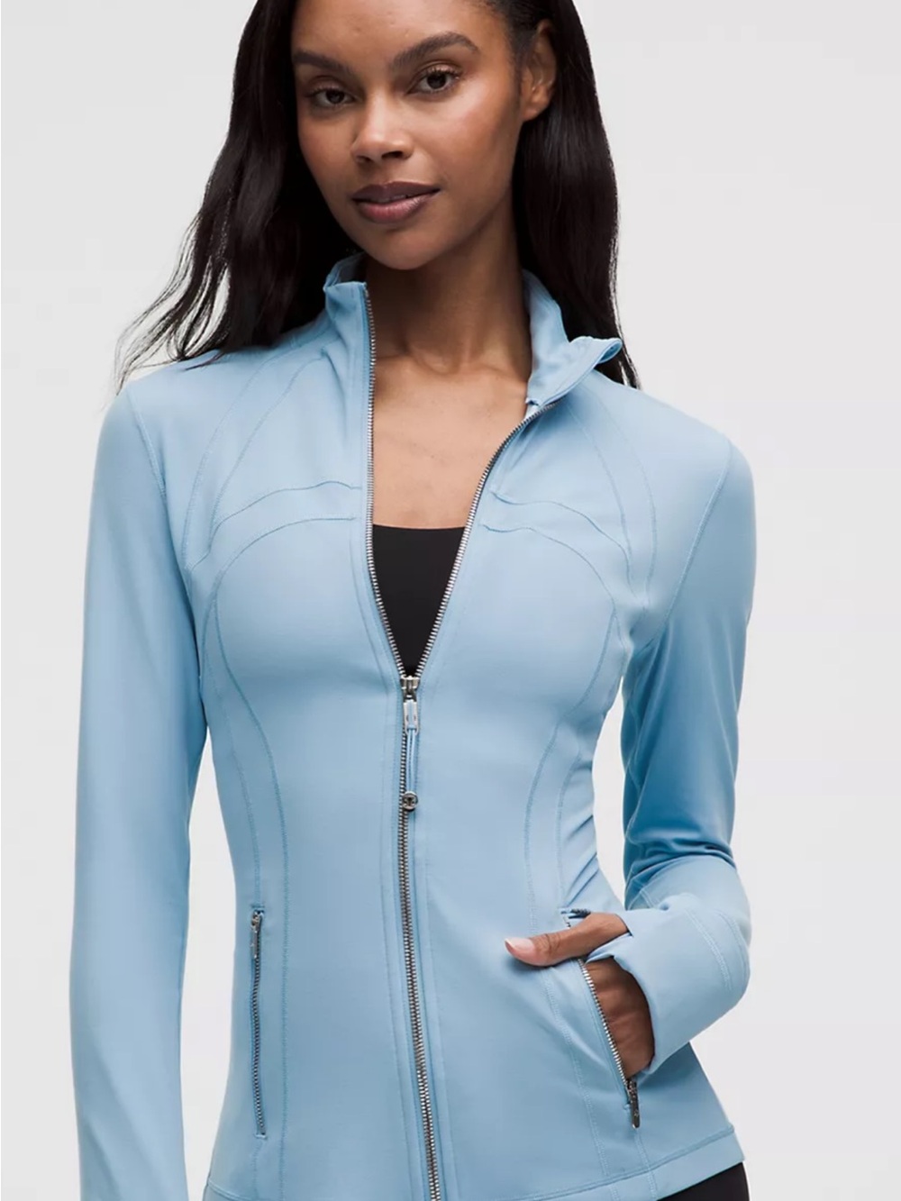 lululemon athletica New Define NULU Full-Zip Jacket In Seafoam Size 12